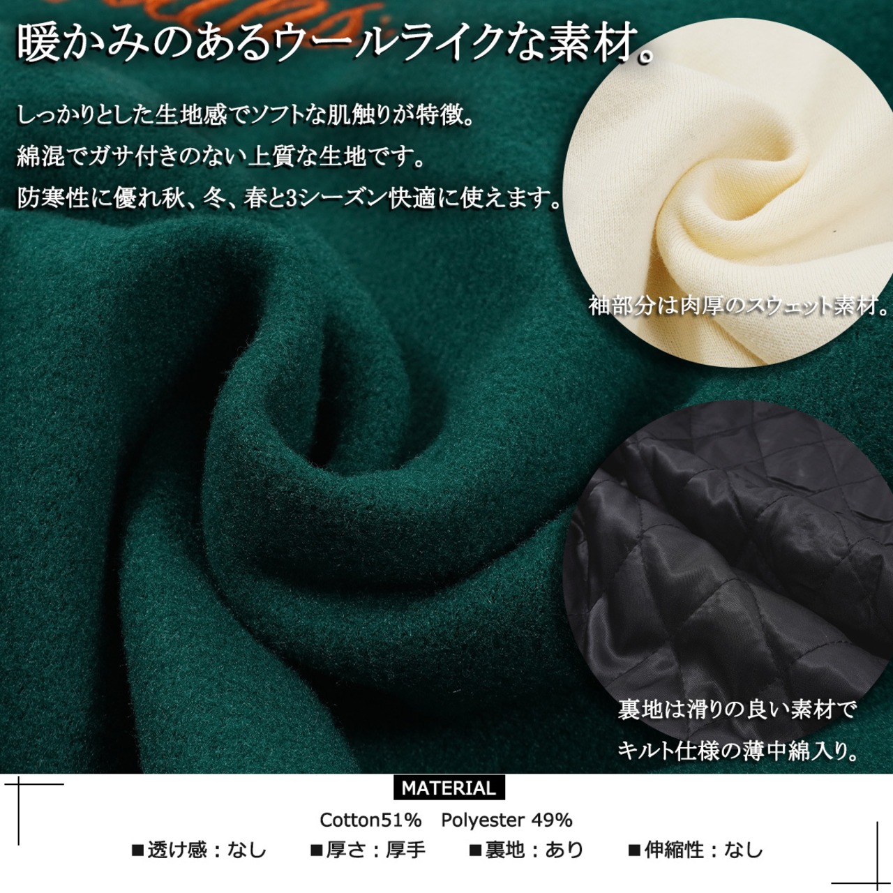 ◆Ready サガラ刺繍ワッペン スタジャン◆ gt-960xet