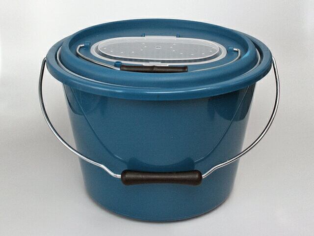 活かしアジバケツ 10L パステルブルー 内かご付 釣り具 | PAY ID