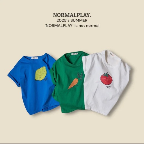 【即納】／　color　Vegetable　 Tee【80－155cm】