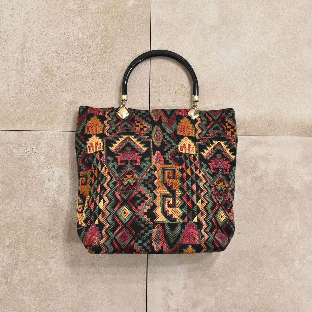 90s～ Native pattern tapestry bag