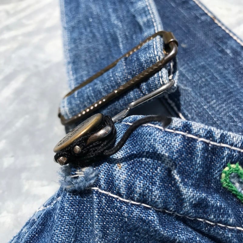 1950s〜1960s duckhead オーバーオール　ローバック　ビンテージ 60s DUCK HEAD ヴィンテージデニムオーバーオール UNION MADE