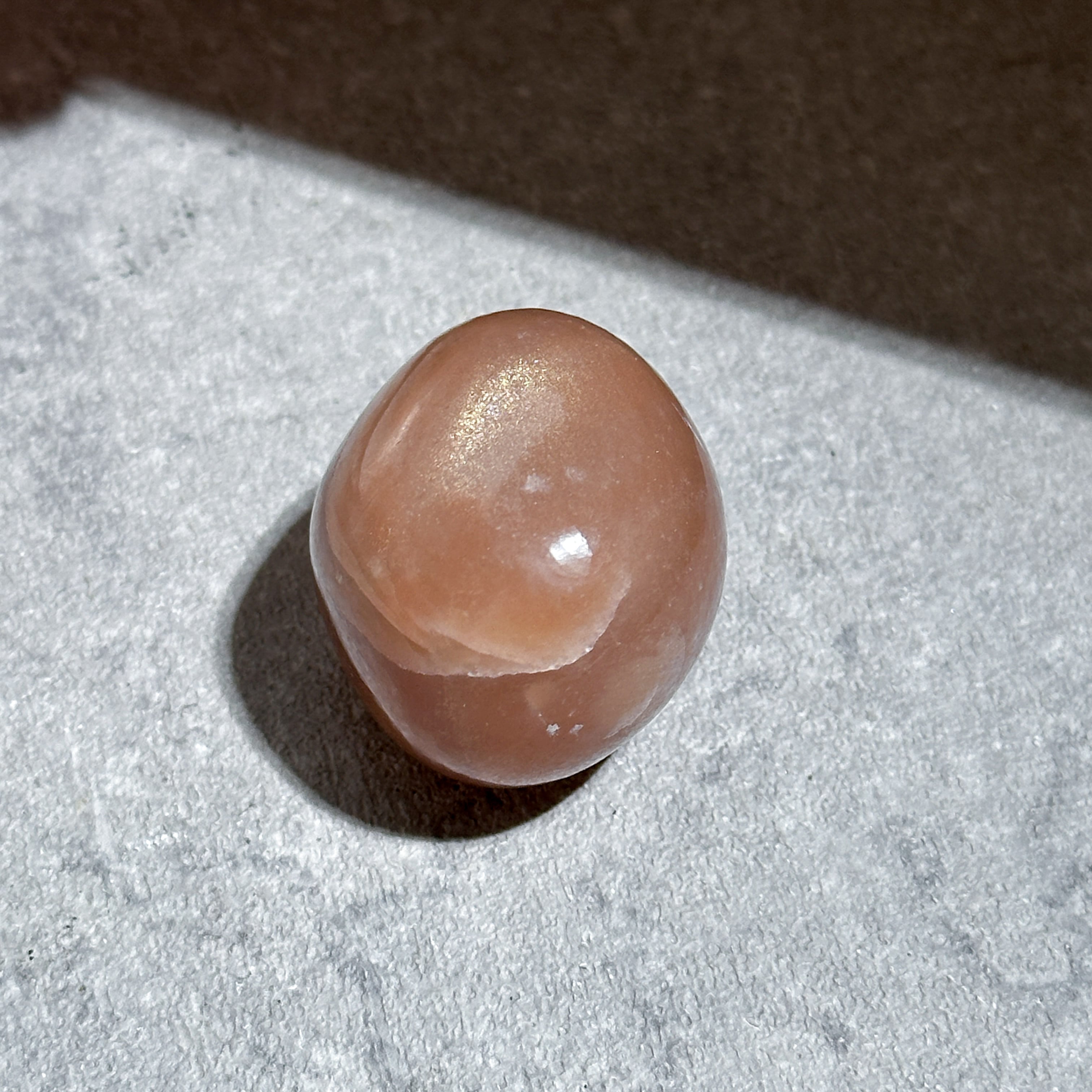 ピーチサン＆ムーンストーン タンブル53◇Peach Sun & Moon Stone