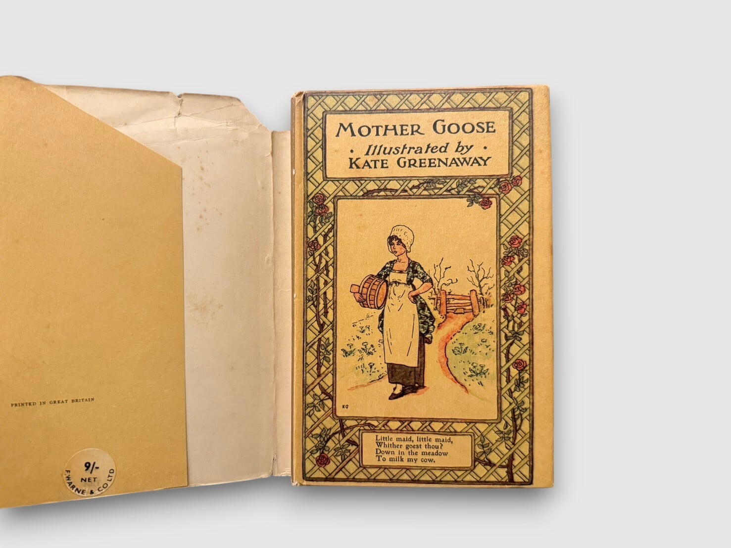 SC184】Mother Goose: Or The Old Nursery Rhymes, Illustrated by