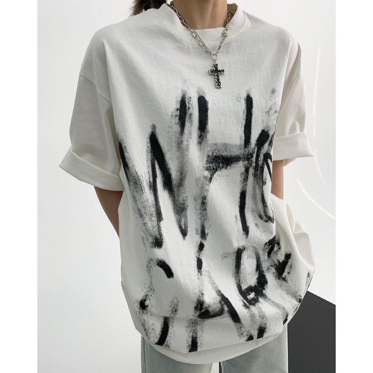 半袖 ビッグシルエット ロゴプリント Tシャツ L60079