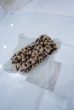 leopard hair turban