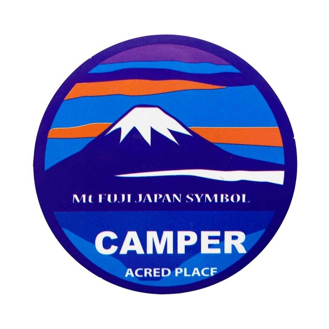 「CAMPER Mt.Fuji」 アウトドアステッカー