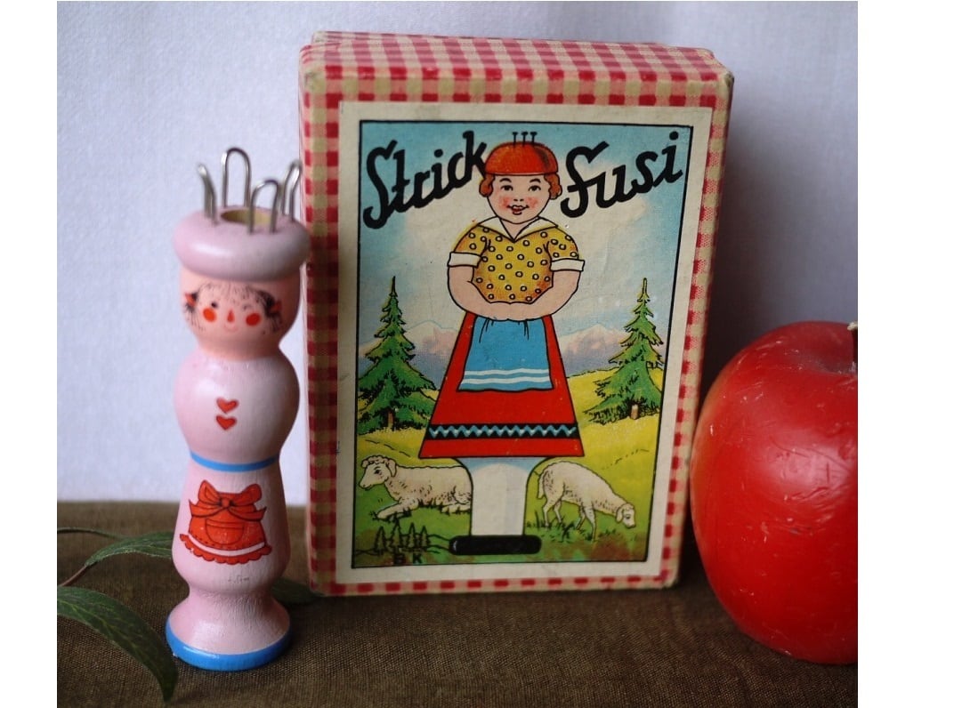 Strick Susi ドイツ リリヤン 箱入り ヴィンテージ手編み玩具手芸 リリアン