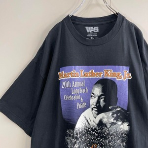 usa製 Martin Luther King, Jr. print T-shirt size XL 配送C
