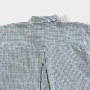 【XLARGE】USA製 デザインシャツ 切替 長袖シャツ カジュアルシャツ フロントフライ リヨセル生地 L エクストララージ US古着