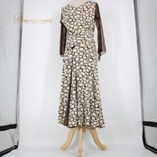 社交ダンス 衣装 スタンダード 上下セット ツーピース レッスンウェア パーティ衣装 女性用 オールシーズン PAPILLON パピヨン ホワイト系 ブラウン系 ポリエステル ツーピース コスチューム 講習用 ムーブメント ダンス衣装 スカートセット 美しいデザイン フィット感 おしゃれ レディース 社交ダンス着 処理済み 半袖 トップス 伸縮性 高品質 薄手生地 フェミニン お洒落 洗える新作