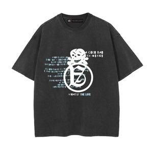 【A Good Bad Influence】SKULL LOGO WASHED TEE