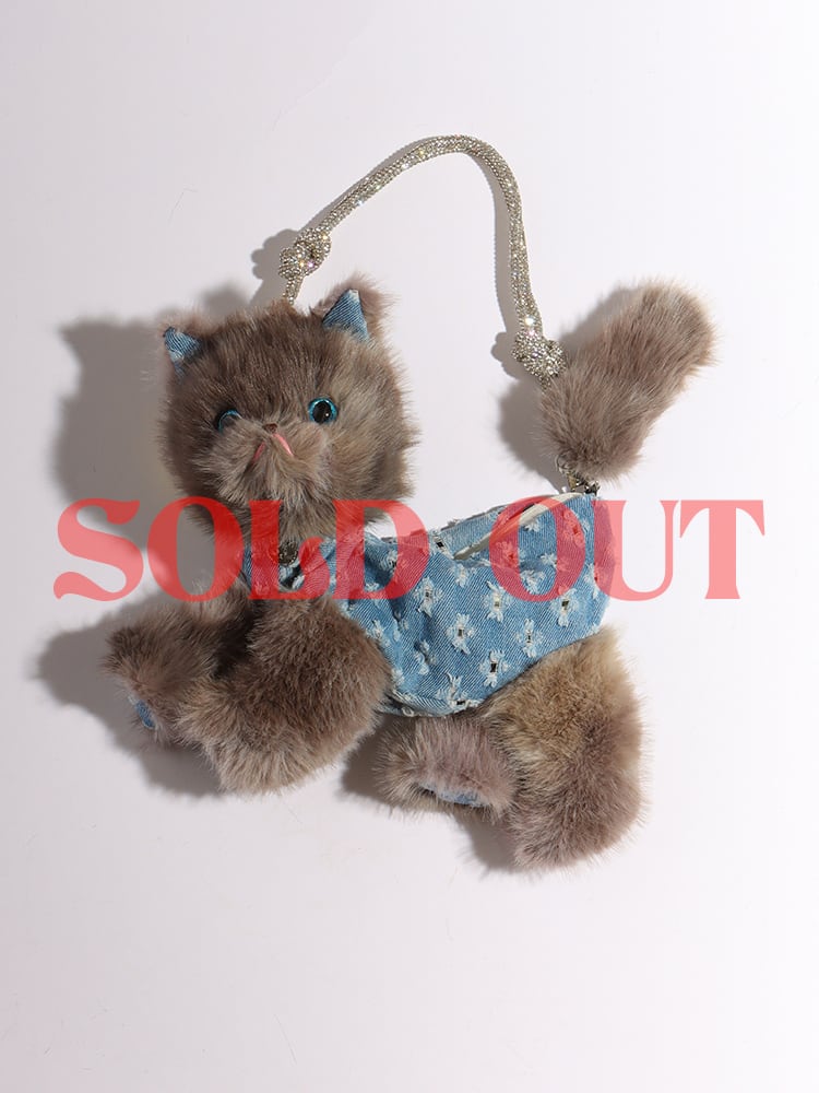 THE made in mix ぬいぐるみショルダーバッグ　ねこ キャットハンドルバッグ) 母 × mix コラボ | THE made in mix