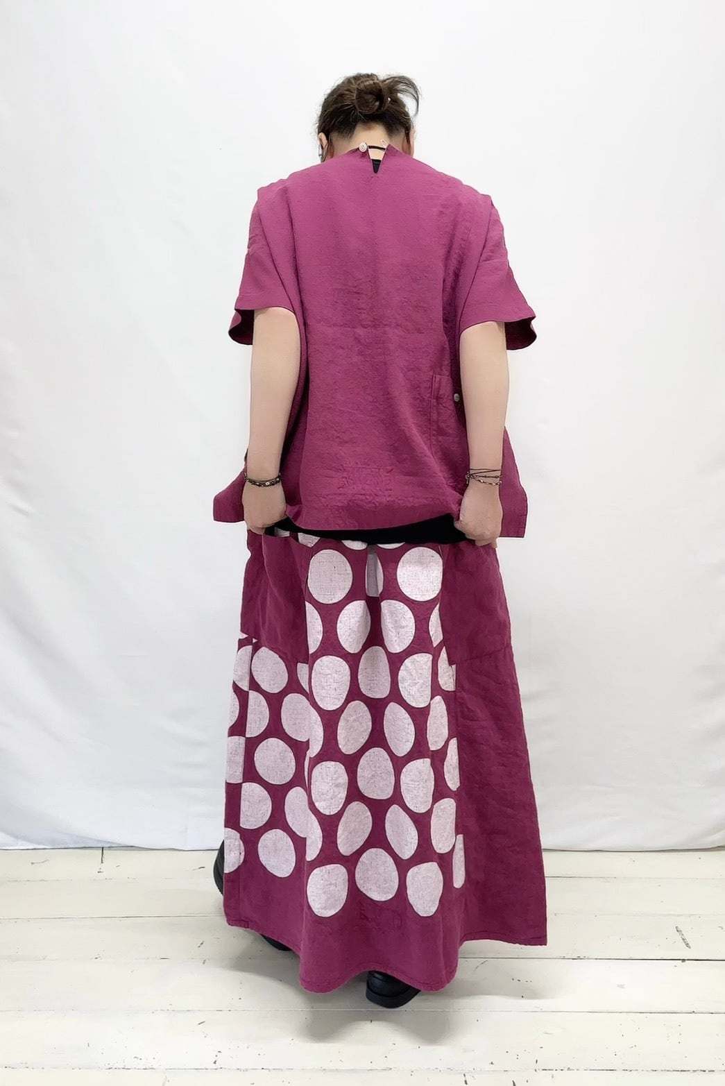 快晴堂】水玉半袖シャツ / 61S-18 | syozikiya online shop