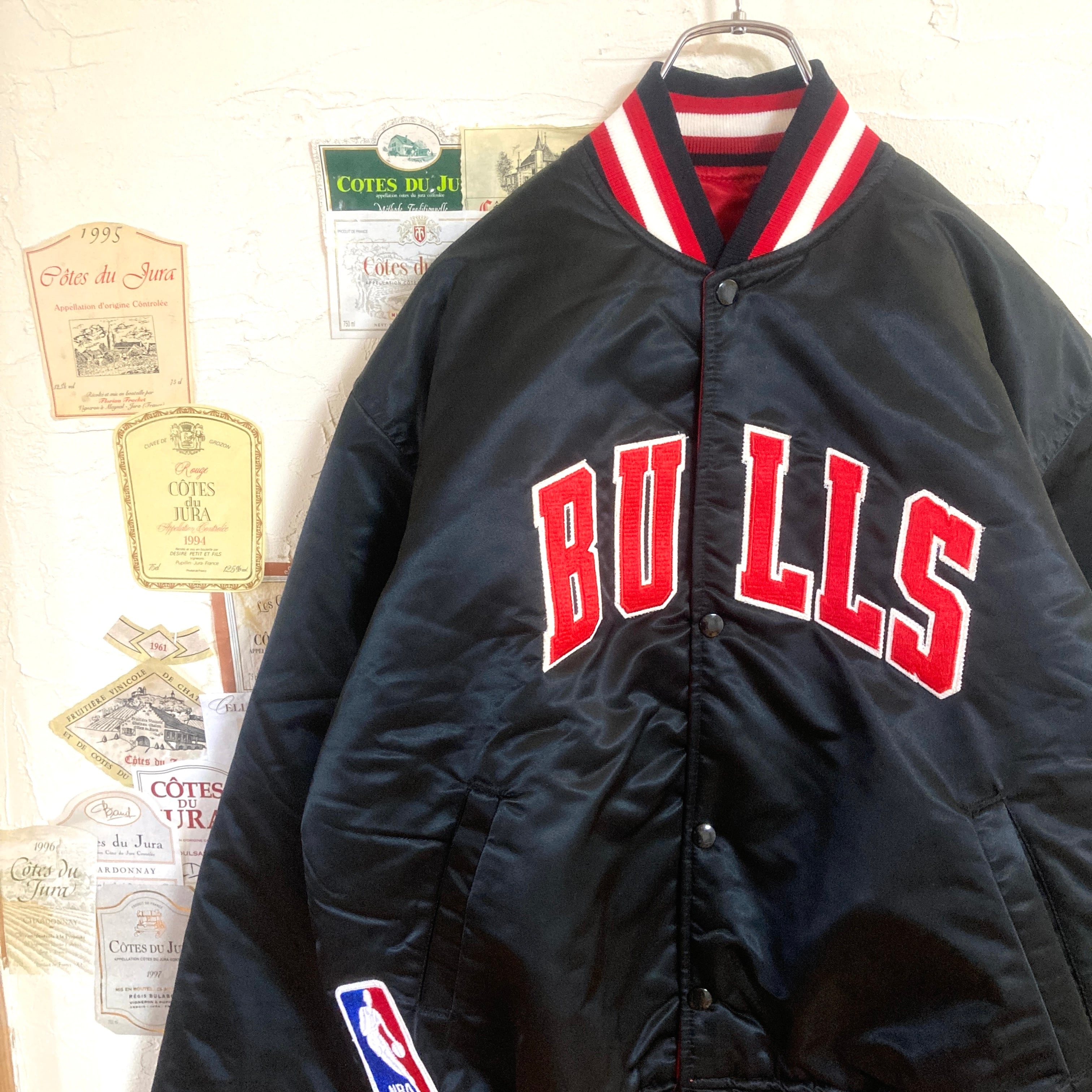 スターター×ブルズ 90s リバーシブル スタジャン NBA ブラック レッド | himekichi 4/21〜4/23発送不可になります  powered by BASE