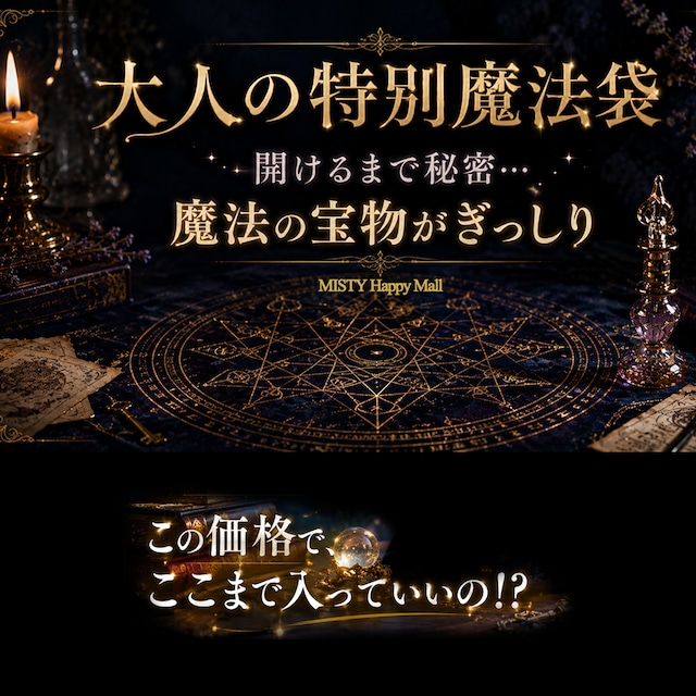大人の特別魔法袋 ― 開けるまで秘密。魔法の宝物が、ぎっしり。【限定 25 SET】