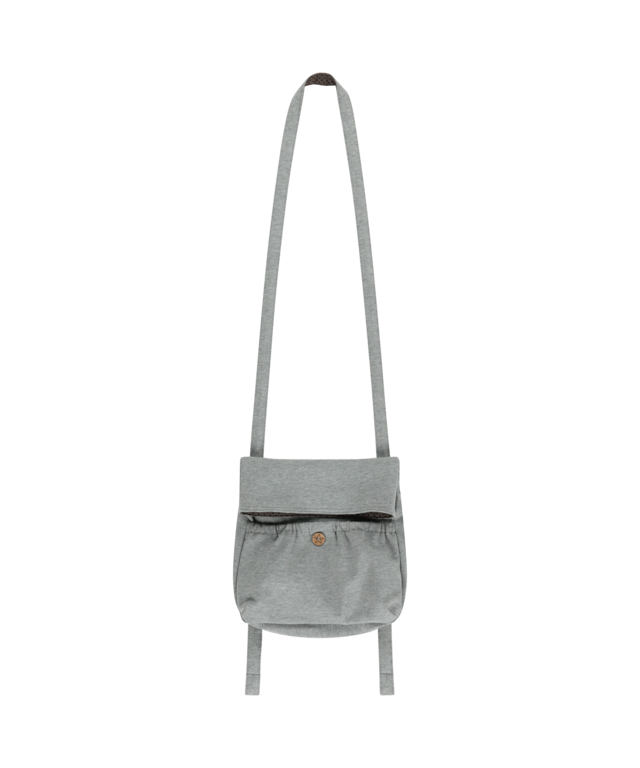 [COYSEIO] FOLDING SWEAT CROSS BAG MELANGE GREY 正規品 韓国ブランド 韓国通販 韓国代行 韓国ファッション コイセイオ 日本 店舗