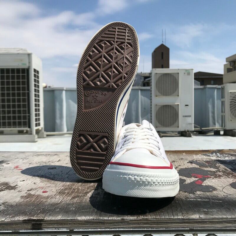 90's デッドストック コンバース オールスター　8h ホワイト　USA製 新品 レア USA製 90s コンバース オールスター Lo 白 8/26.5cm