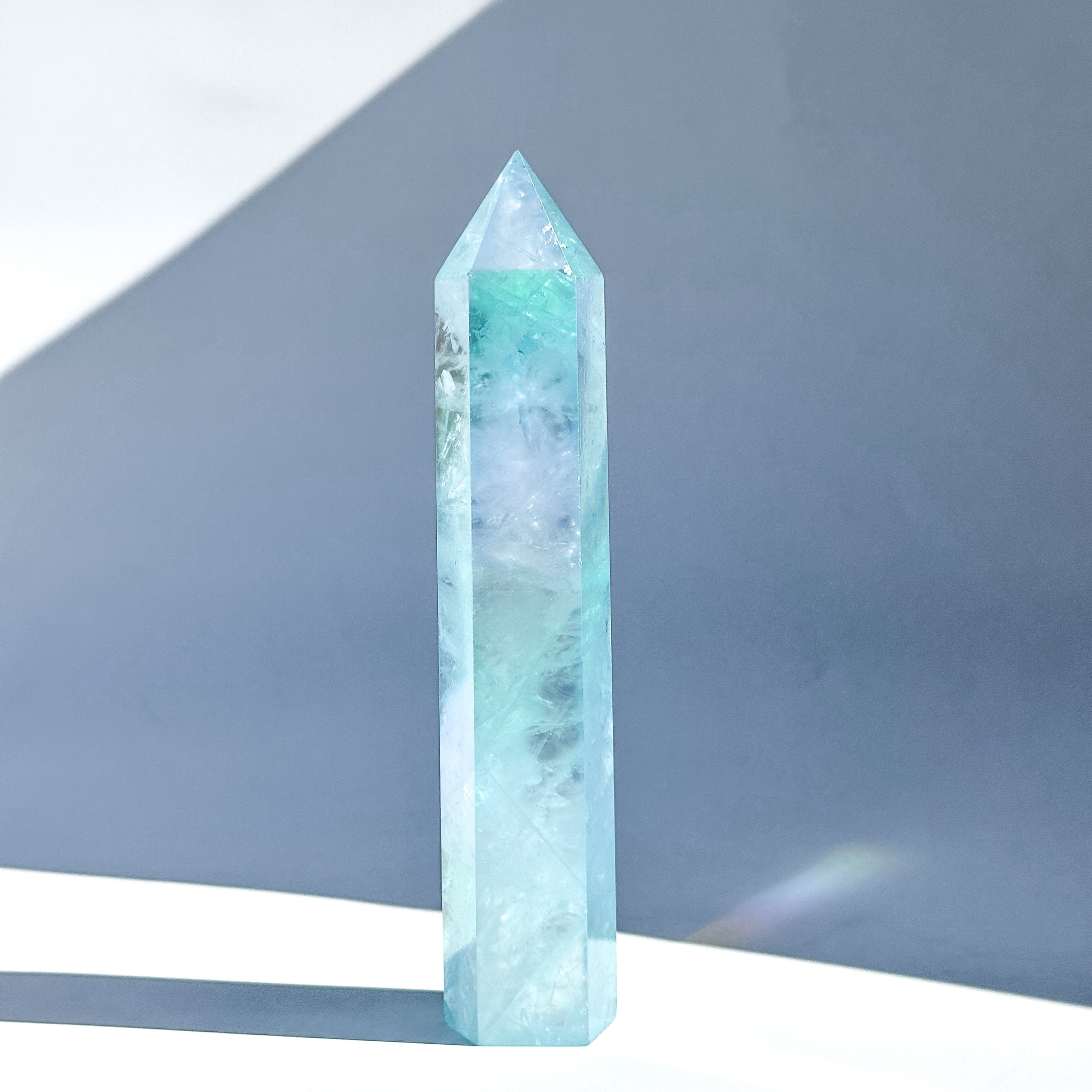 Big◎アクアオーラクォーツ タワー 93✧ Aqua Aura Quartz ✧天然石・鉱物・パワーストーン・インテリア