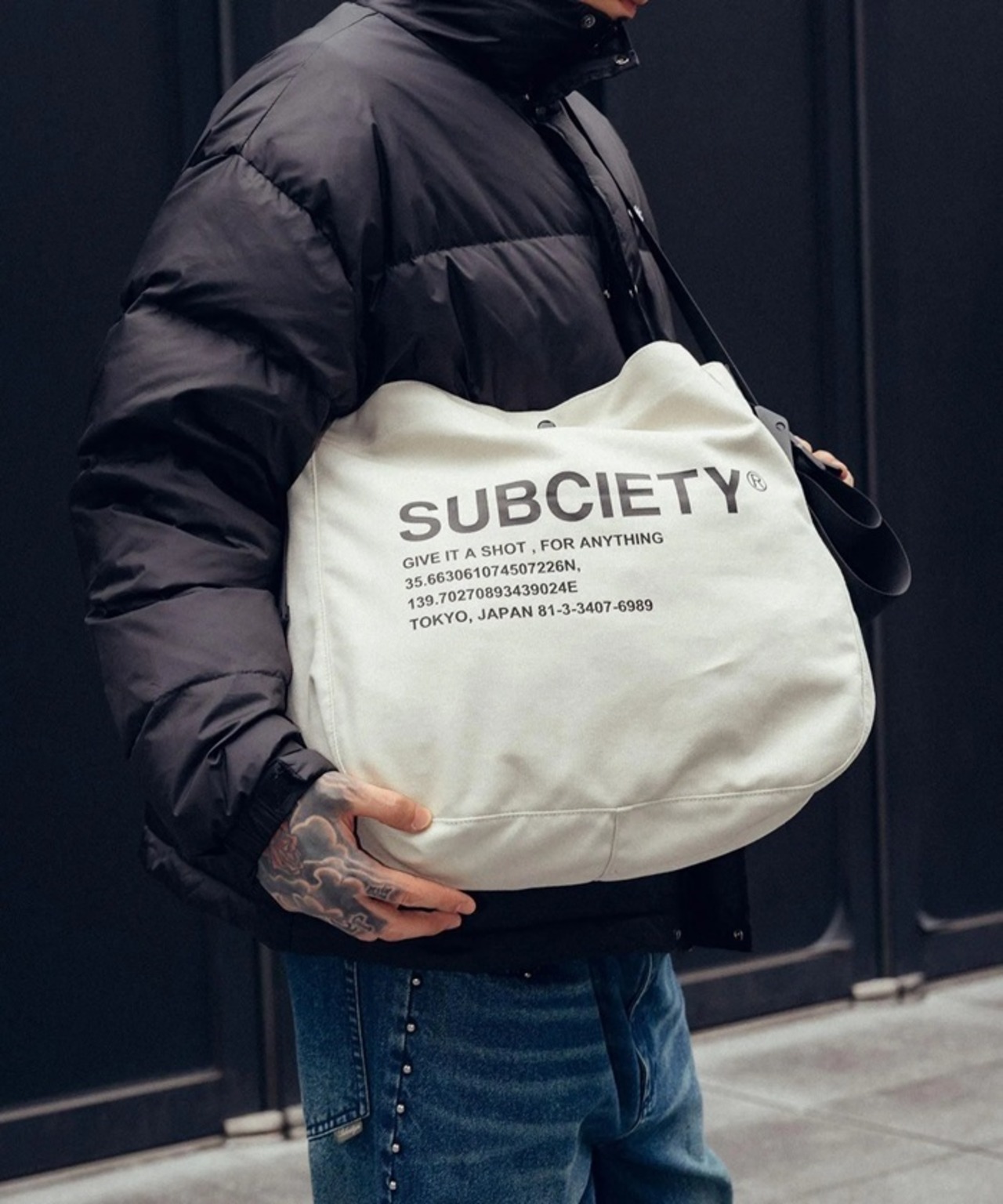 Subciety / News paper bag / ニュースペーパーバッグ / 151-88093 - 3
