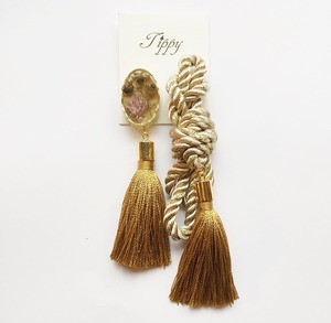 rope tassel pierce / earring