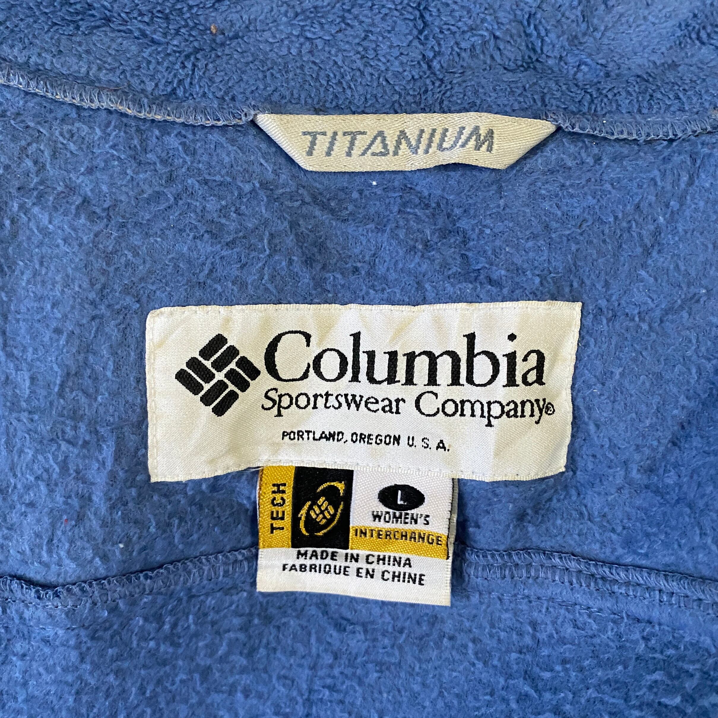 Columbia スポーツウエア　　TITANLUM フリース　テック　y2k