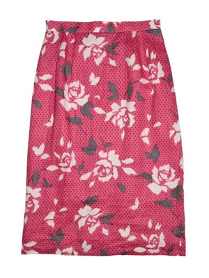 DoReMi Unique Series – Vivid Pink Rose Print Skirt
