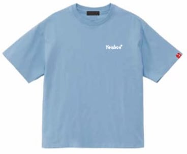 バンダナ柄 ボックスシルエットTシャツ/サックス/YB26SS27 | Yeaboii