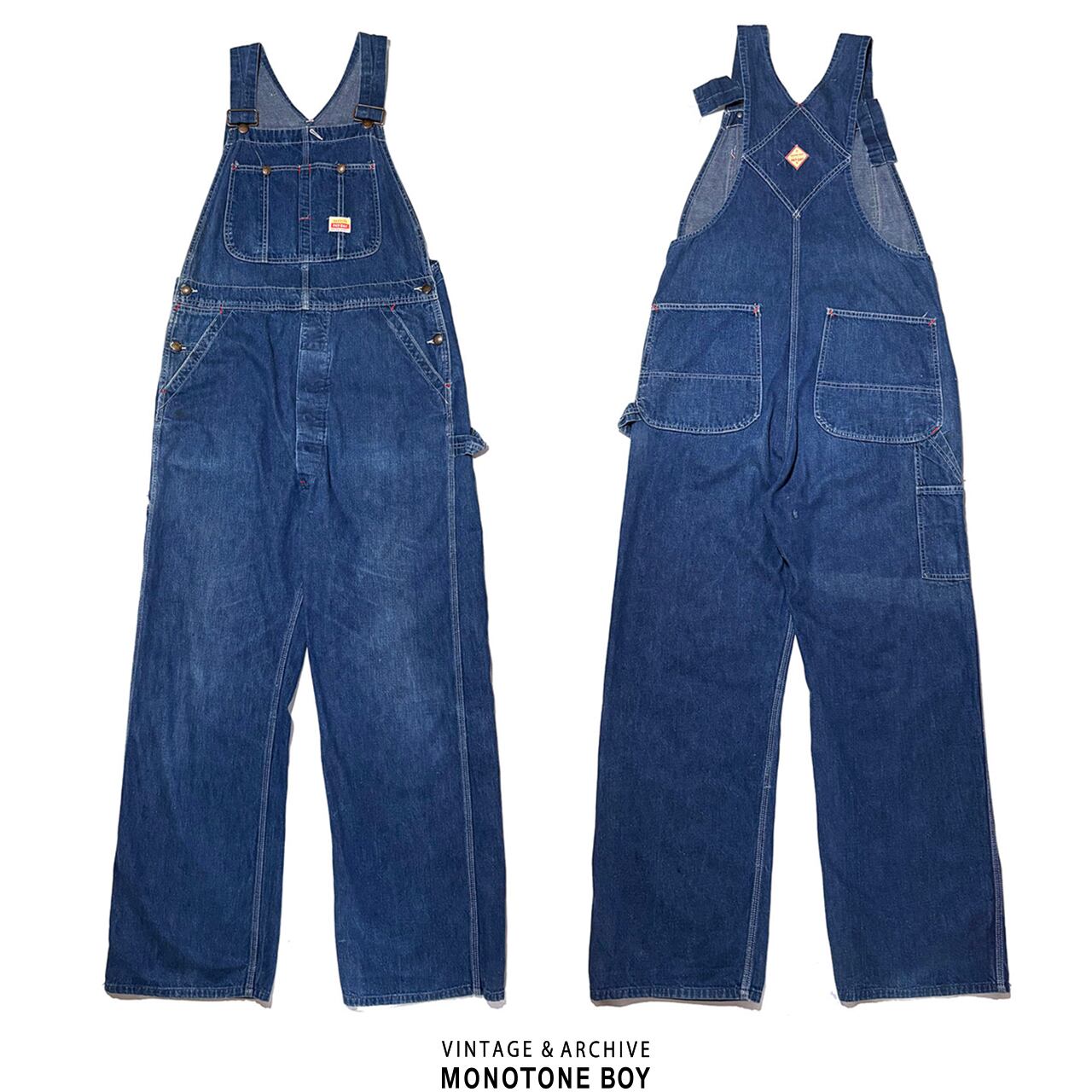 80年代 BIG MAC ビッグマック デニム オーバーオール メンズW34 古着