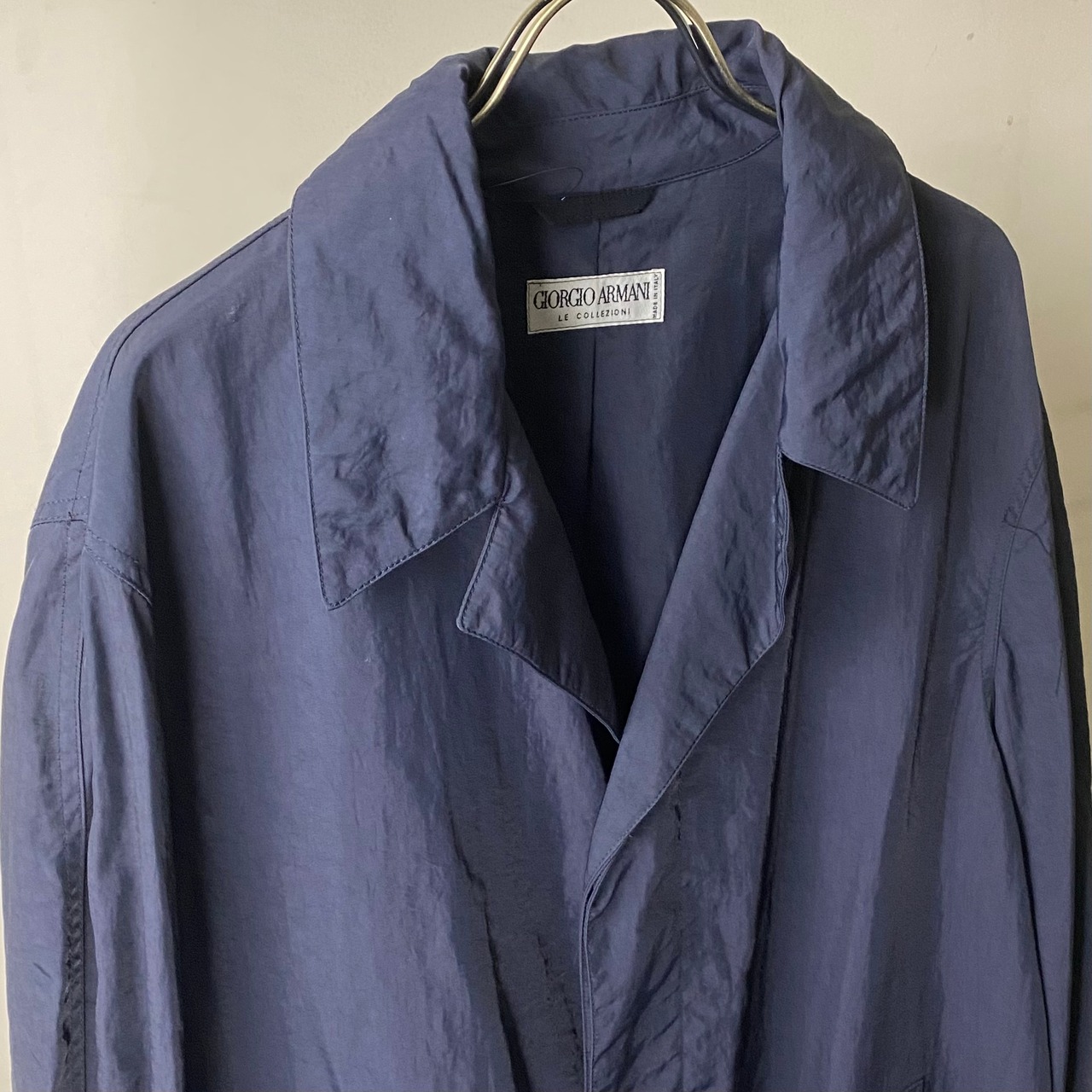 vintage GIORGIO ARMANI nylon long coat