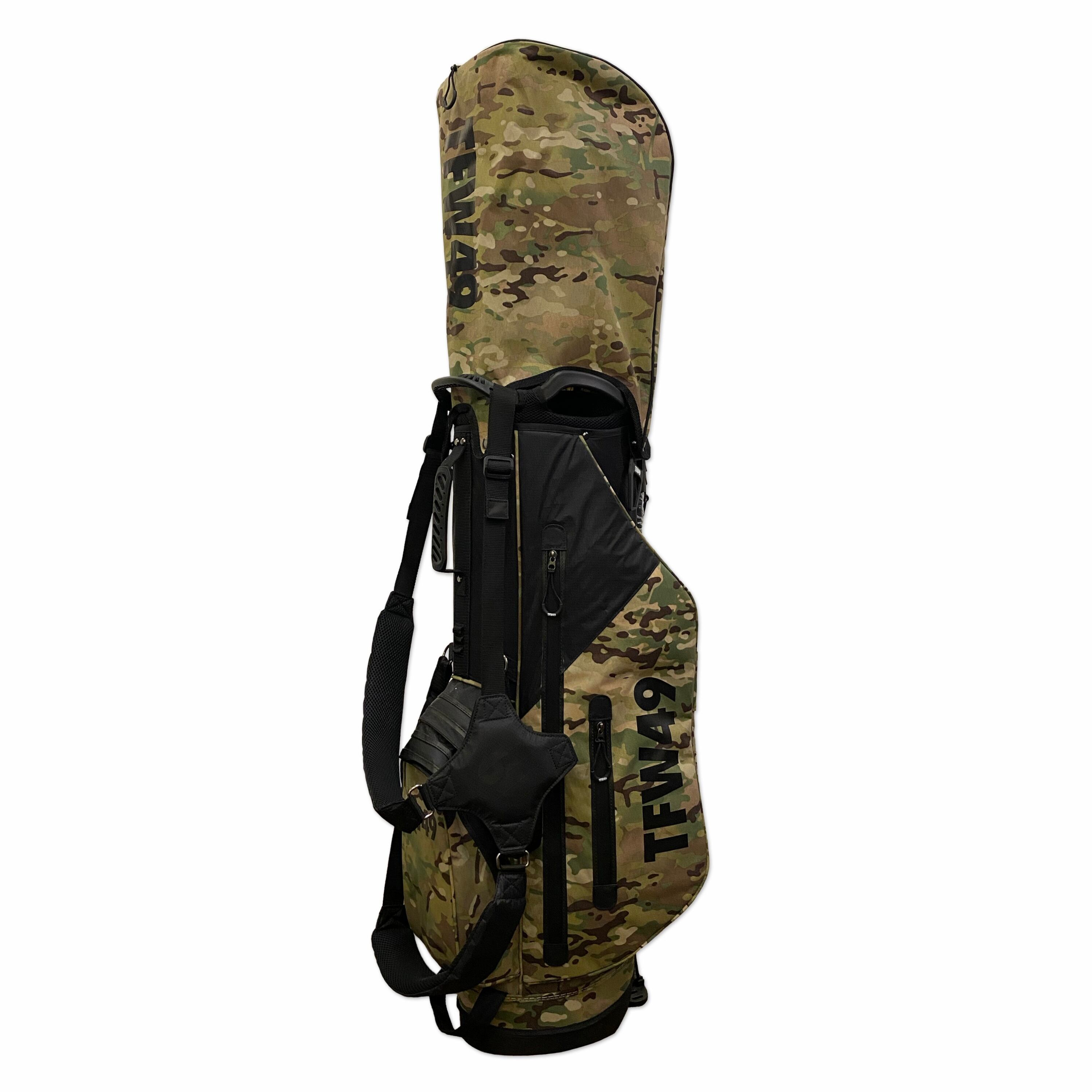 TFW49 X-PAC CADDIEBAGキャディバッグ カモ✖️ブラック TFW49 - X-PAC CADDIEBAG | キャディバッグ | カモ×ブラック