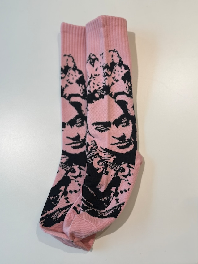 museum neu/V263702 Frida Kahlo Hammock Socks DUSTY PINK
