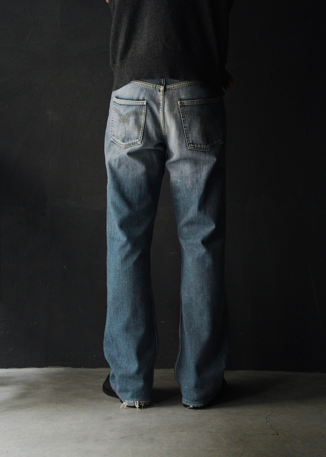 GUCCI faded boot cut denim