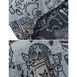 Comical Printed Cotton Shirt / コミカル プリント コットン シャツ