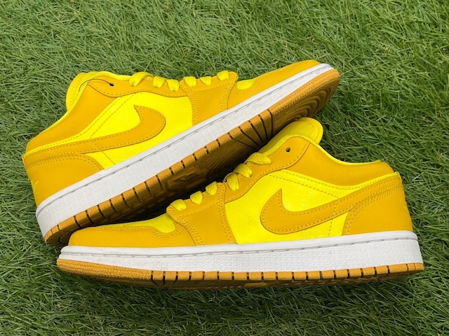 NIKE W AIR JORDAN 1 LOW SUNNY YELLOW DC0774-700 23.5cm 70473