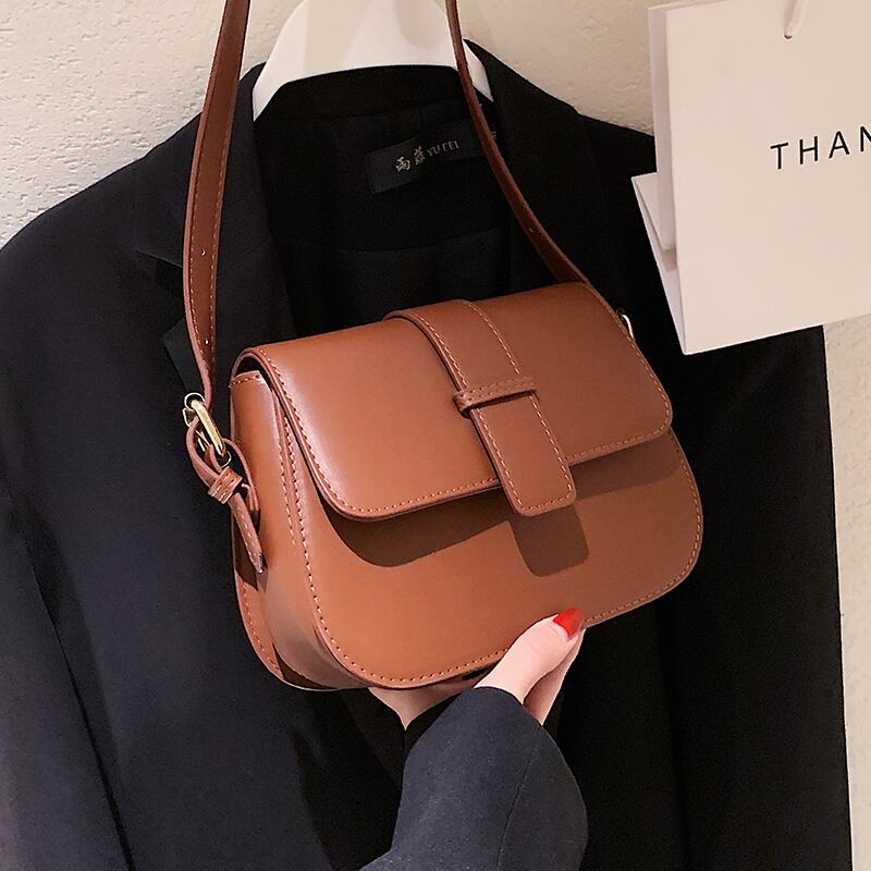 オータムスタンダード レトロ 秋物 スクウェア メッセンジャーバッグ 手作りハンドバック81753731659