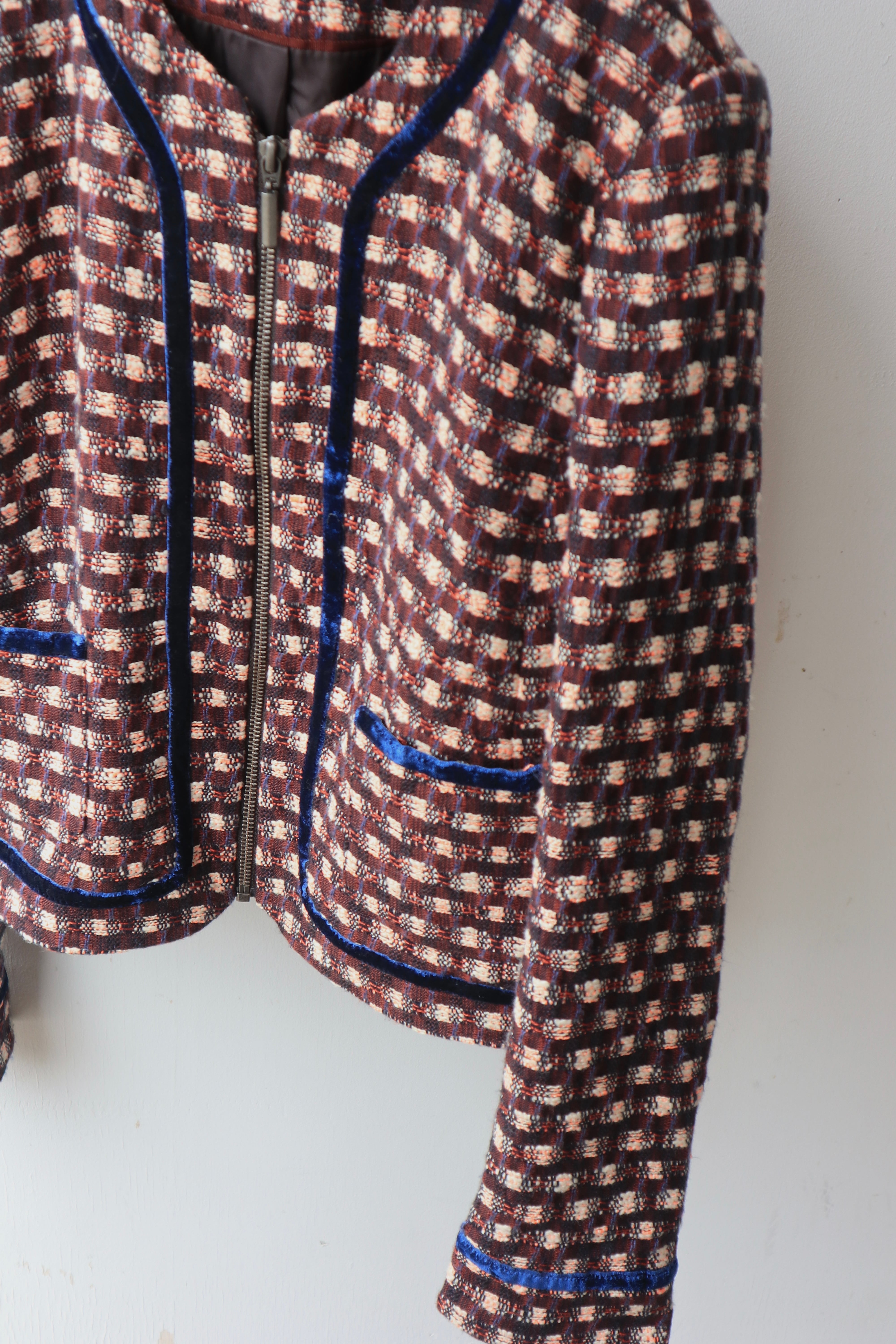 velour tweed jacket | naname | monoya vintage