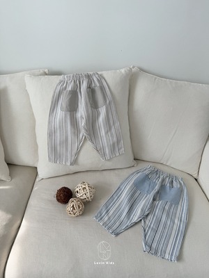 [Lovin' Kids] Monostripe Pants / [러빈] 모노스트라이프팬츠