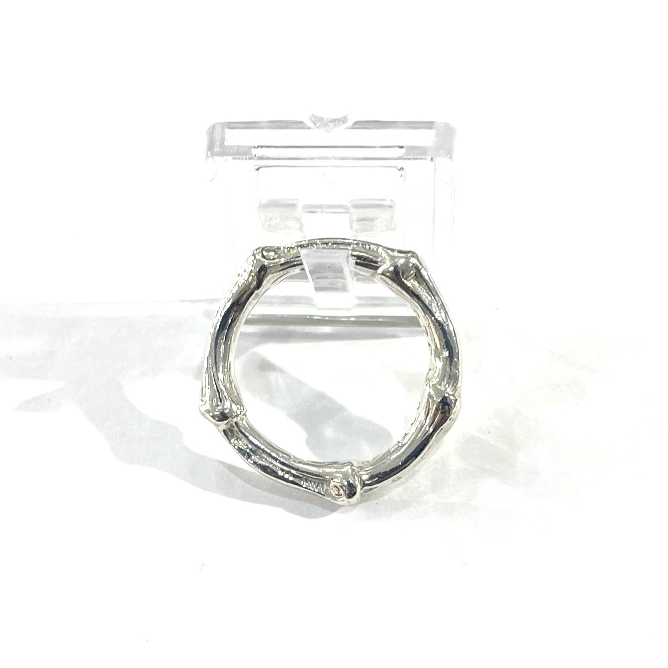 希少サイズ 特集掲載【TIFFANY&CO】【15.5号】2638名作バンブーリング
