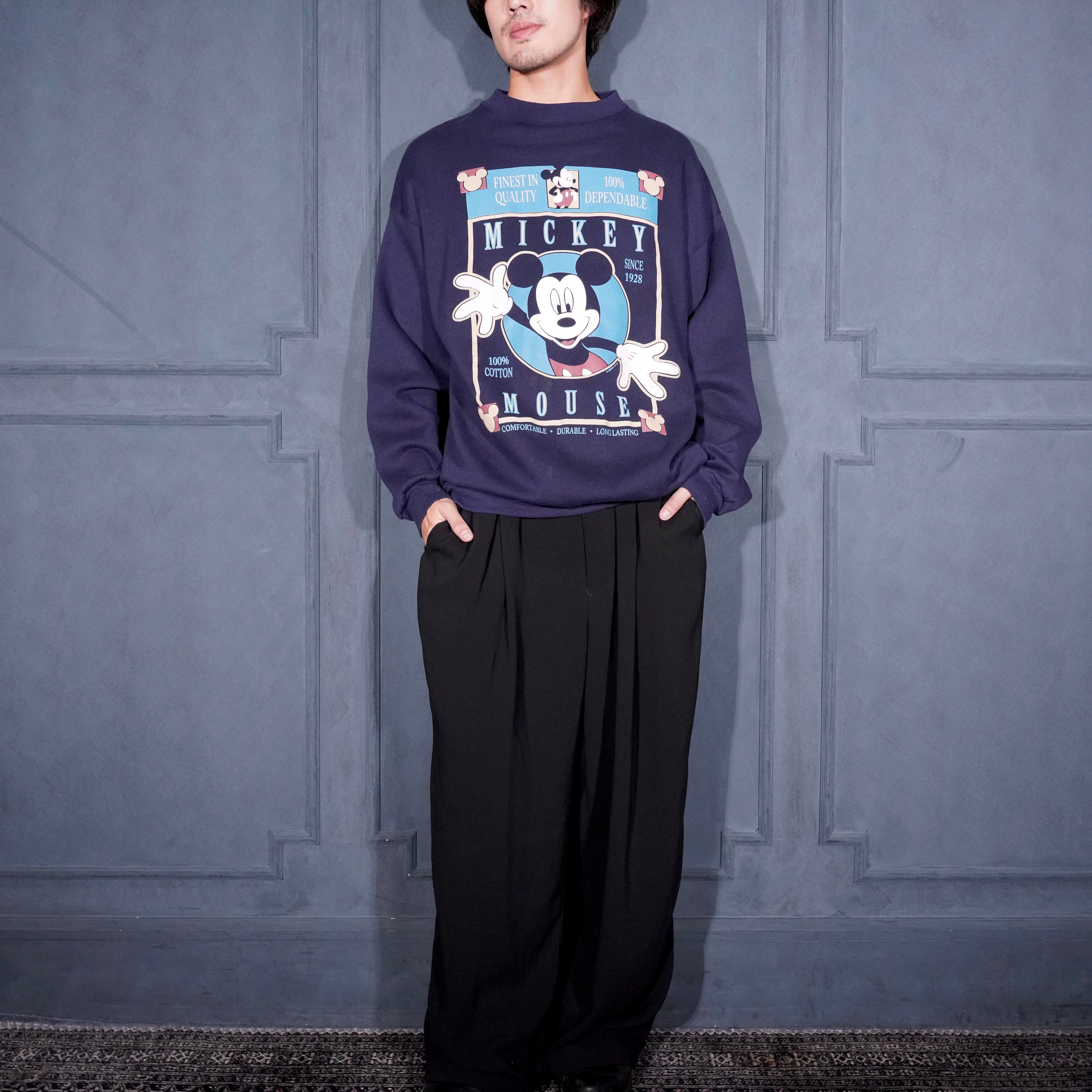 90's USA VINTAGE MICKEY UNLIMITED CHARACTER PRINT DESIGN SWEAT