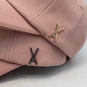 【VARZAR 】Silver stud over fit ball cap