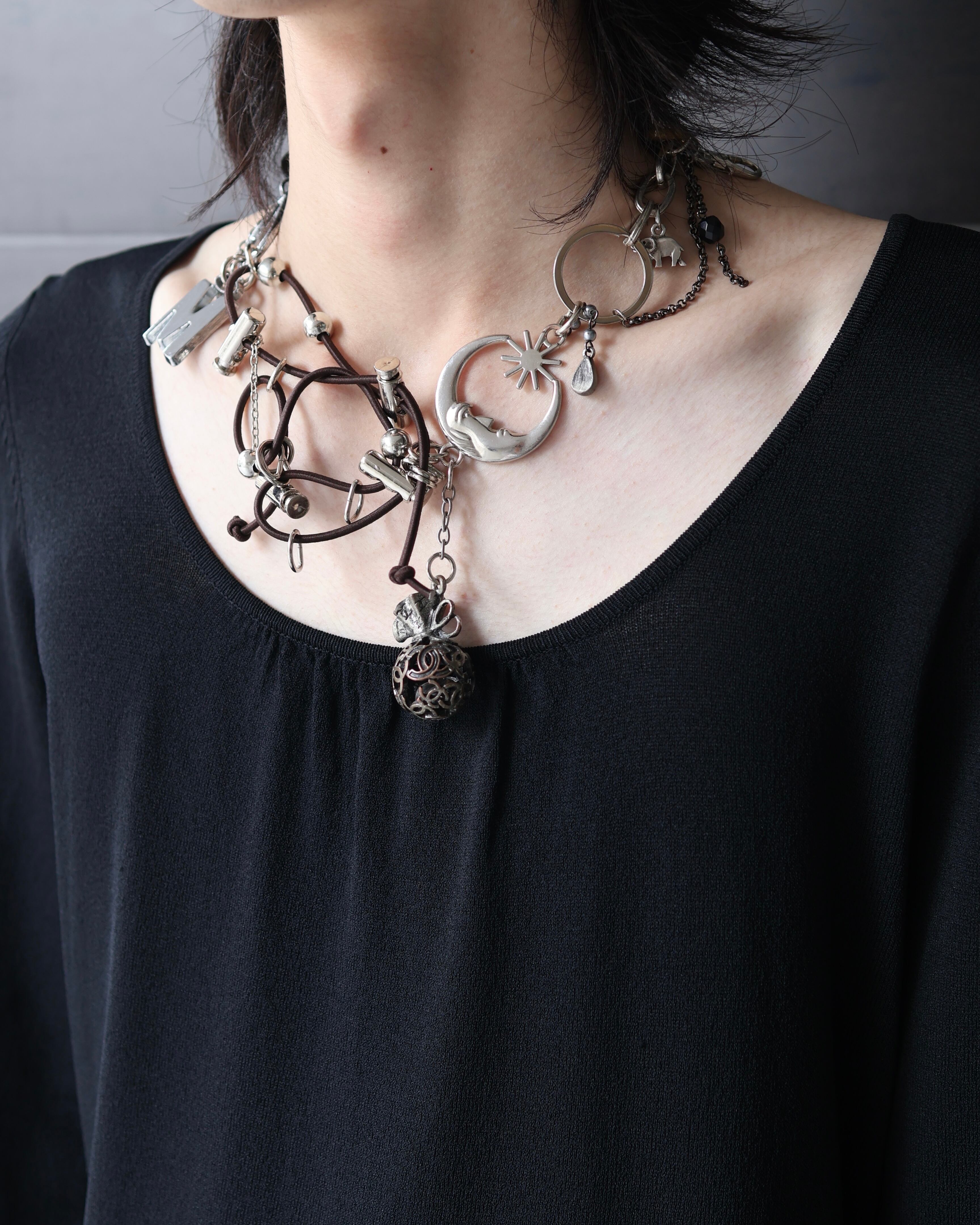 Alisa Cayoo】3way charm necklace 03 | blendmarket 