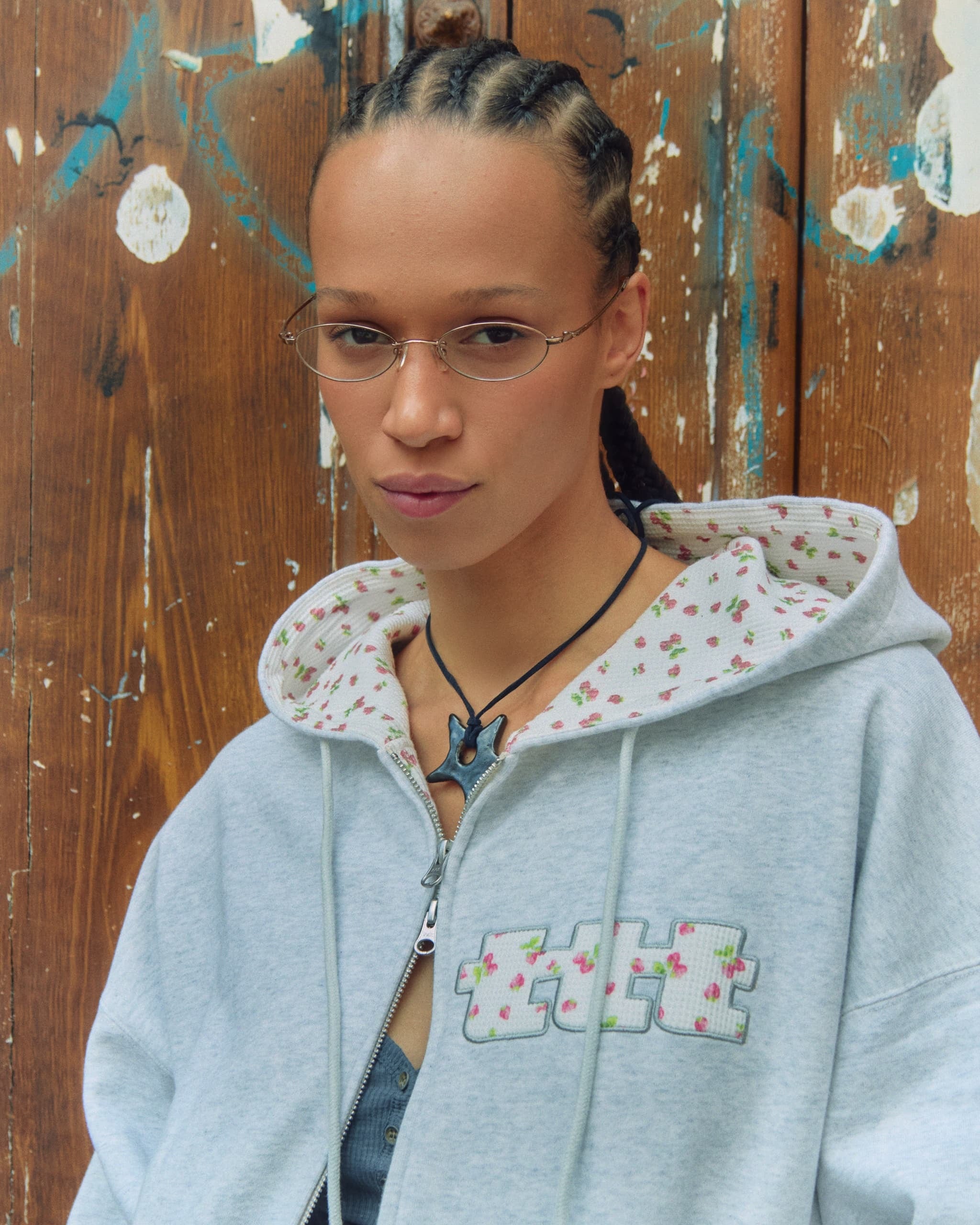 受注販売》Fruits reversible zip up hoodie(GREY) | TTTMSW 受注販売》Fruits reversible zip up hoodie(GREY) | TTTMSW