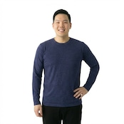 バックメッシュ・アクティブメリノ LS ティー