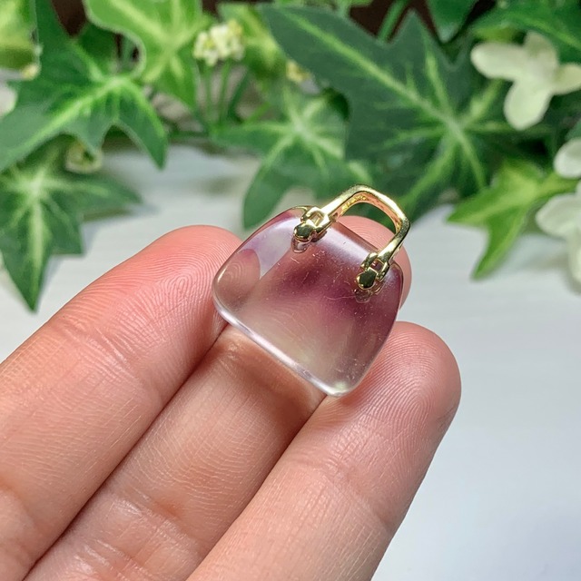 3.天然石とお出かけ☆フローライトカバン・バック