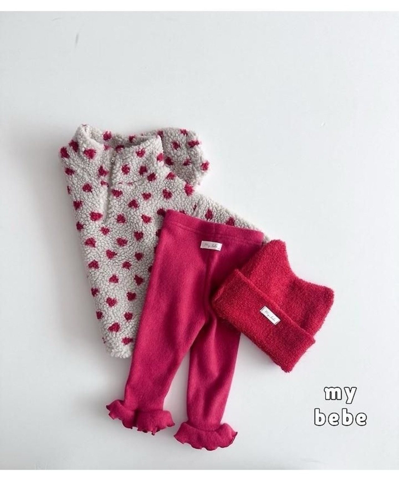 韓国子供服 / 26winter / my bebe / ボアアノラック / キッズ / 冬服 *XS~XL*