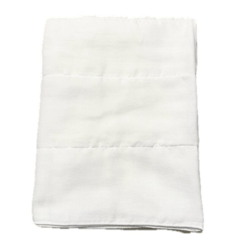 ベビータオル フェイスタオル 45x60cm 8枚重ね縫い 2枚入セット 日本製 綿100%