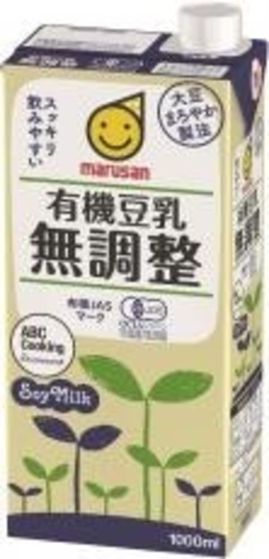有機豆乳・無調整 １０００ｍｌ　マルサン