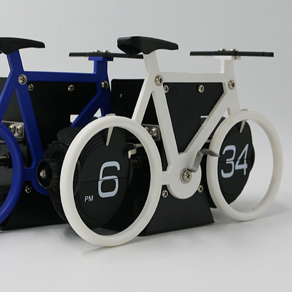 自動で捲られる自転車型の時計 | Gadget Labo