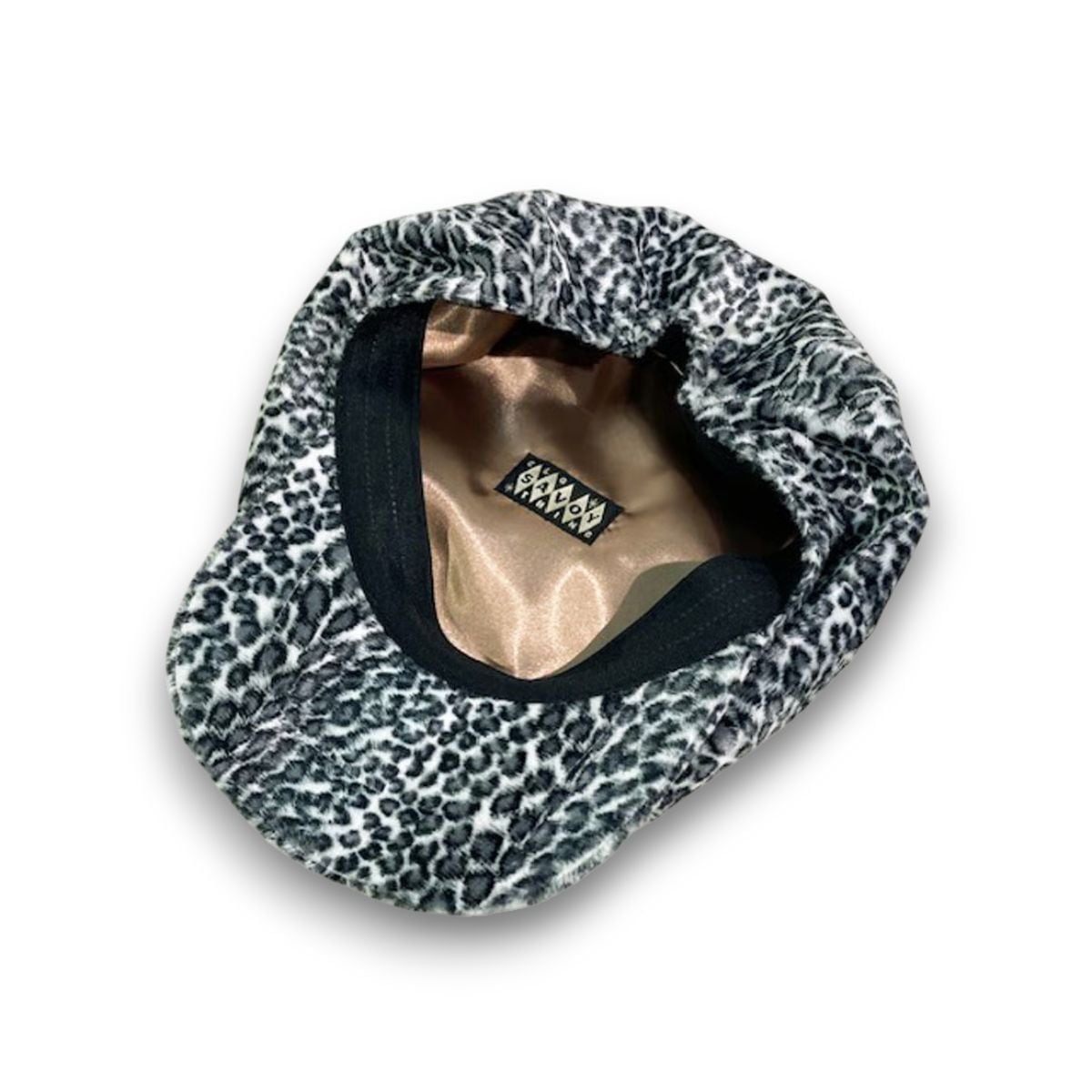 キャスケット Rayon Fine Leopard Big Casquette シルバー【SVY-HT154