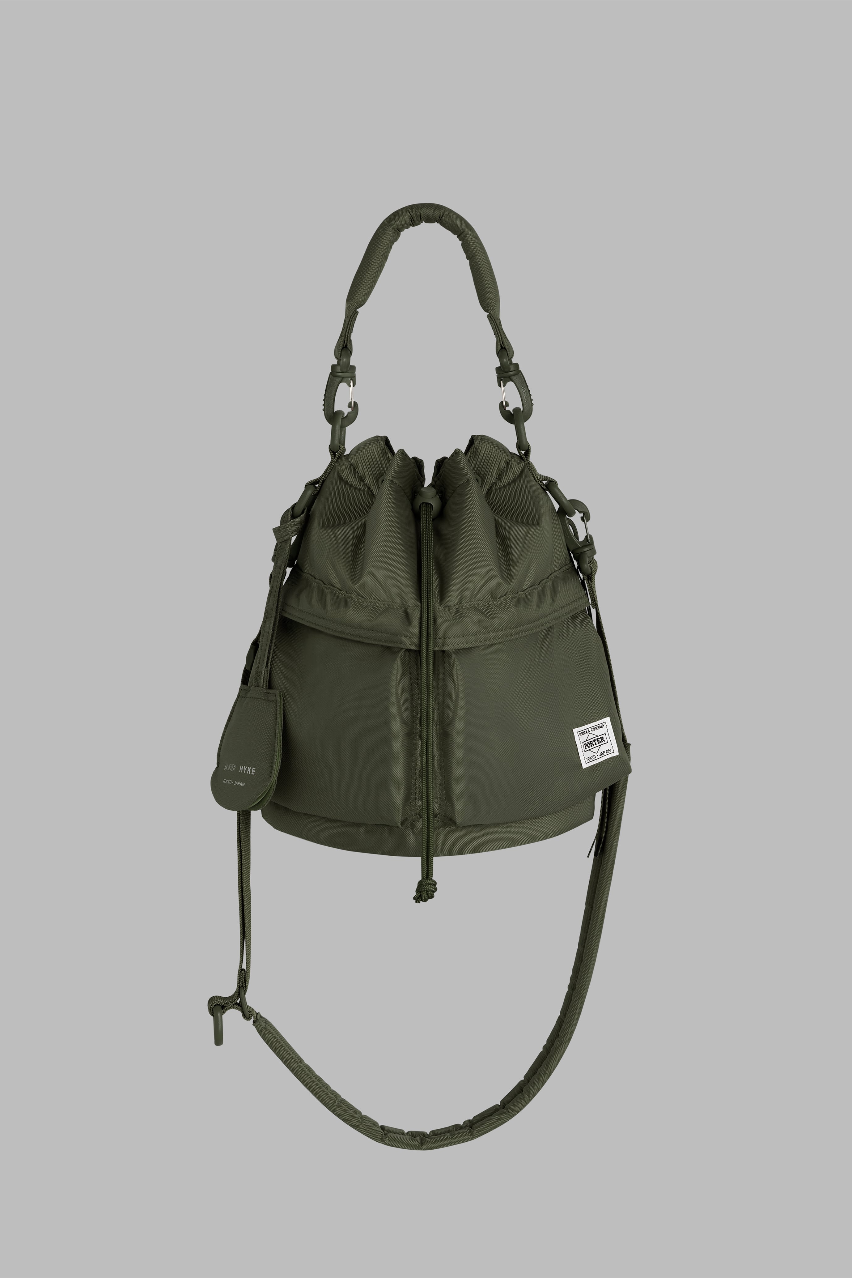 HYKE【ハイク】 PORTER × HYKE TOOL BAG 19355 / OLIVE DRAB | glamour